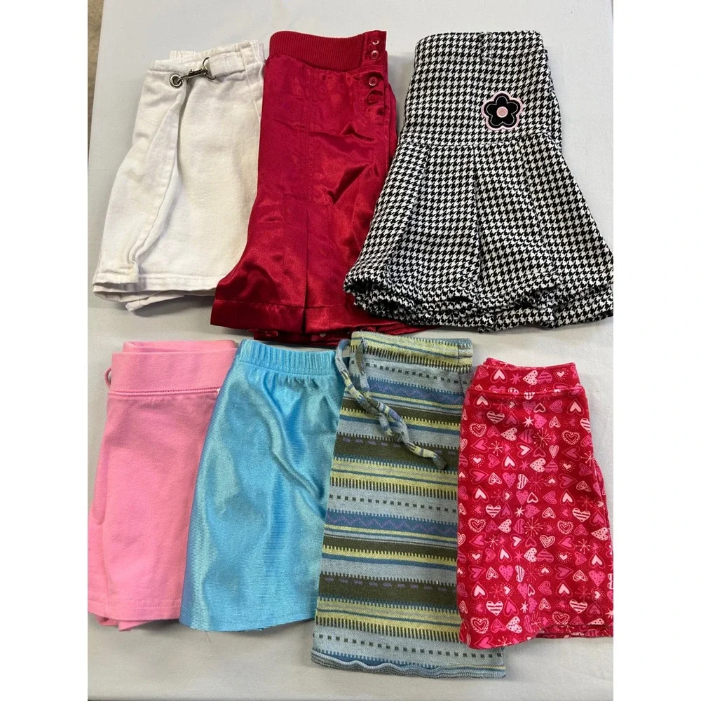 Vintage lot of girls skirts/skorts size 6 & 6X lot of 7